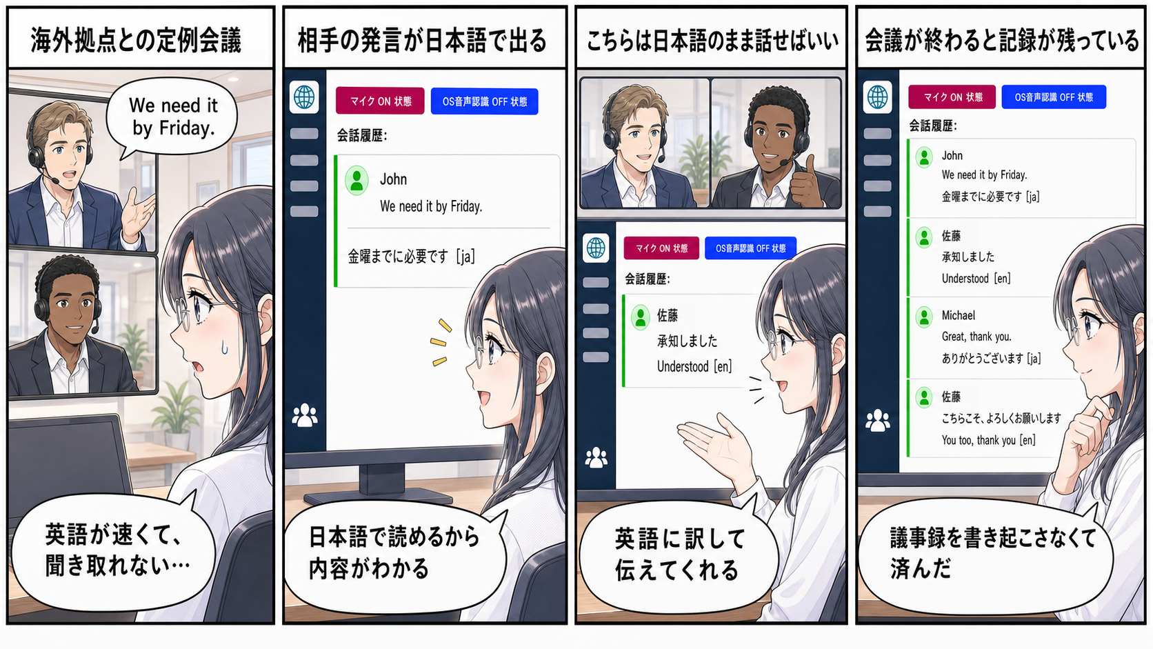 4コマ漫画