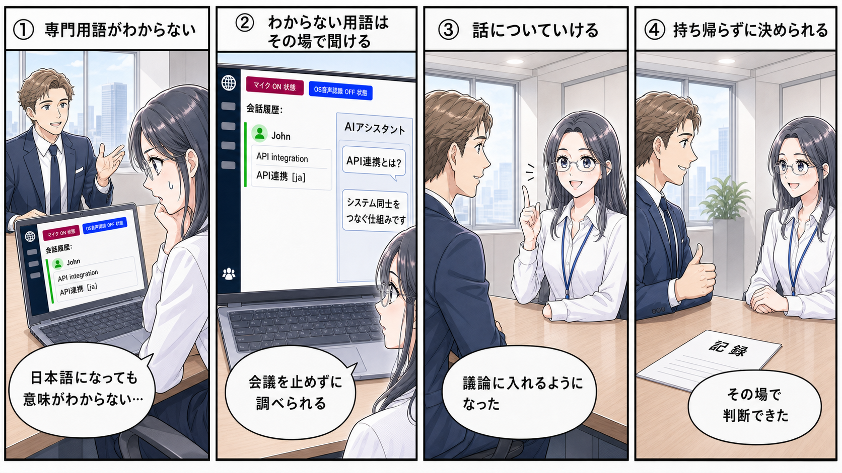 4コマ漫画