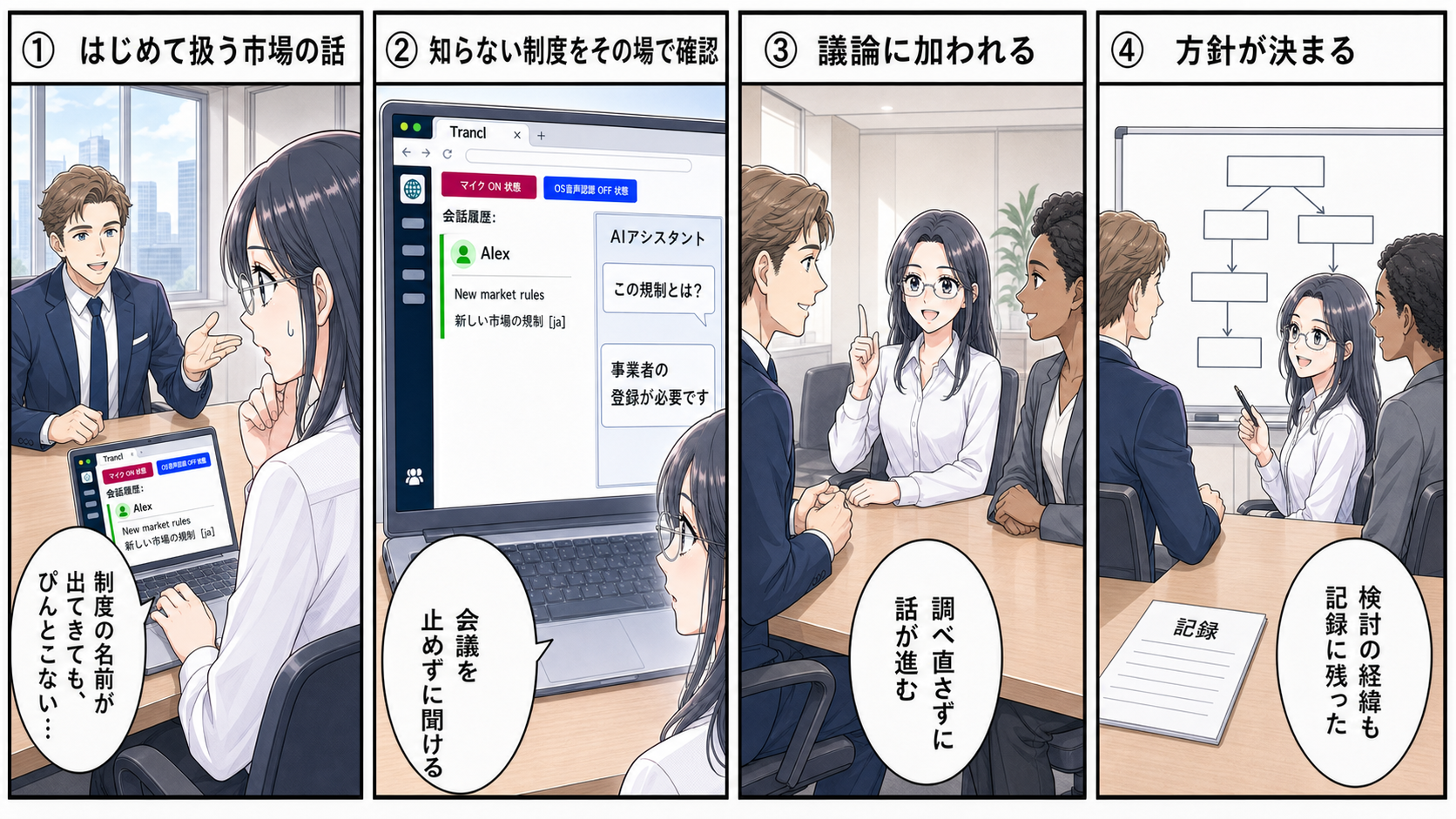 4コマ漫画