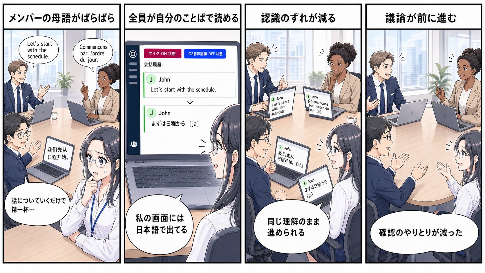 4コマ漫画