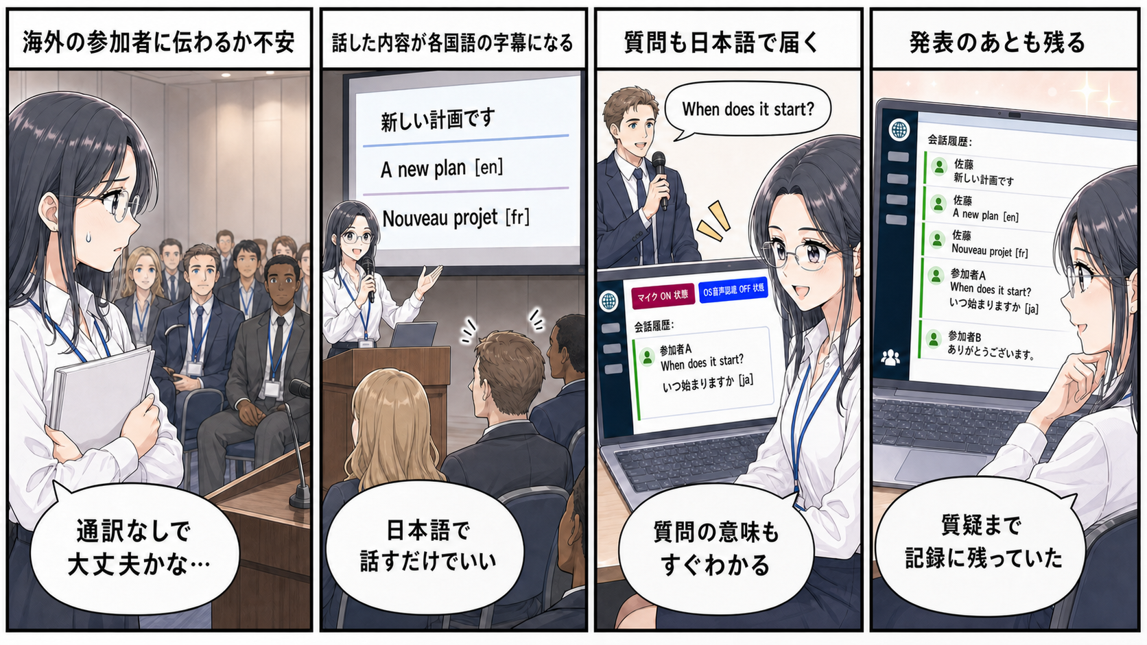 4コマ漫画