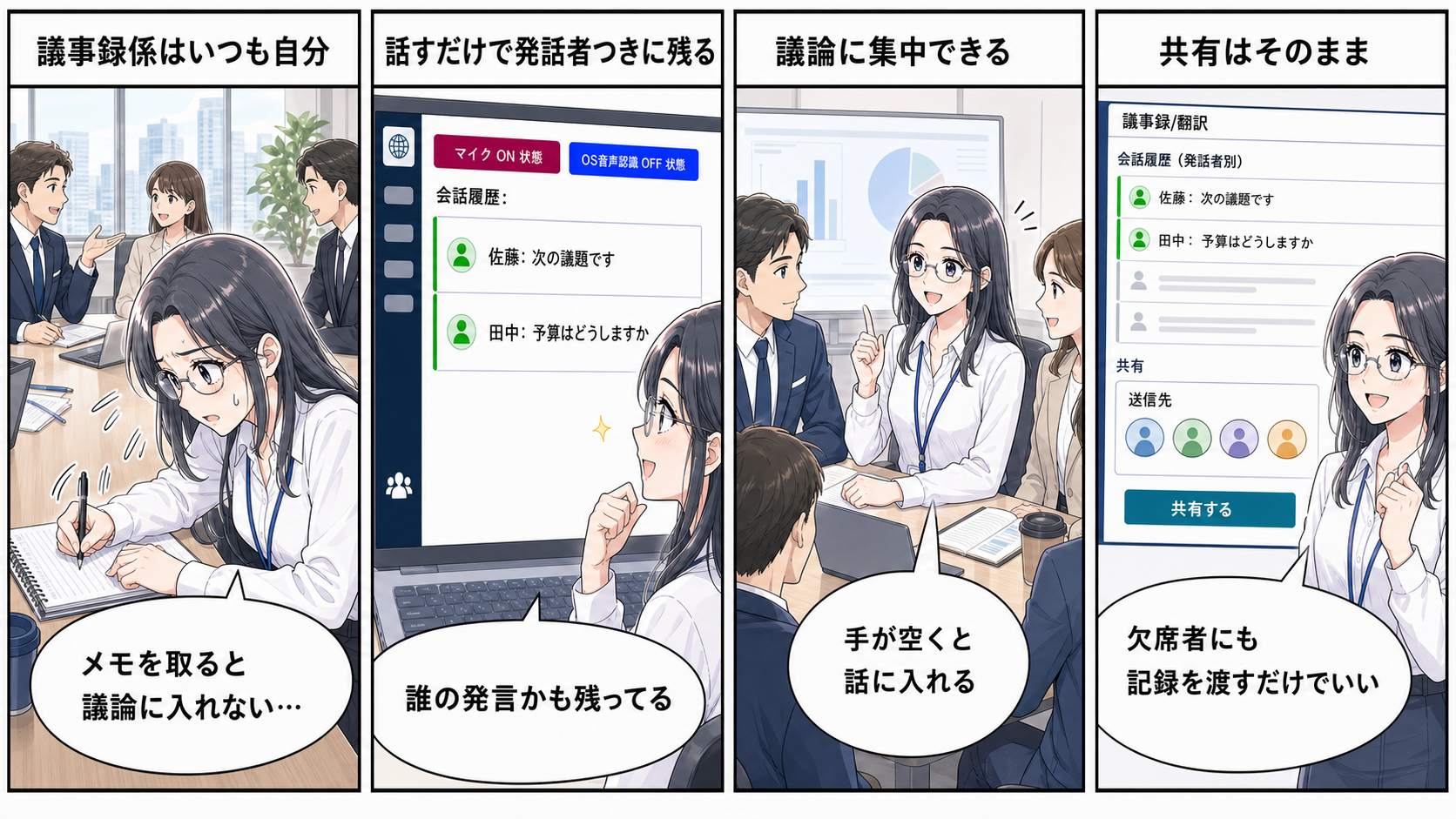4コマ漫画