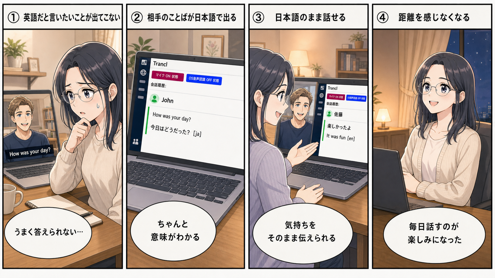 4コマ漫画